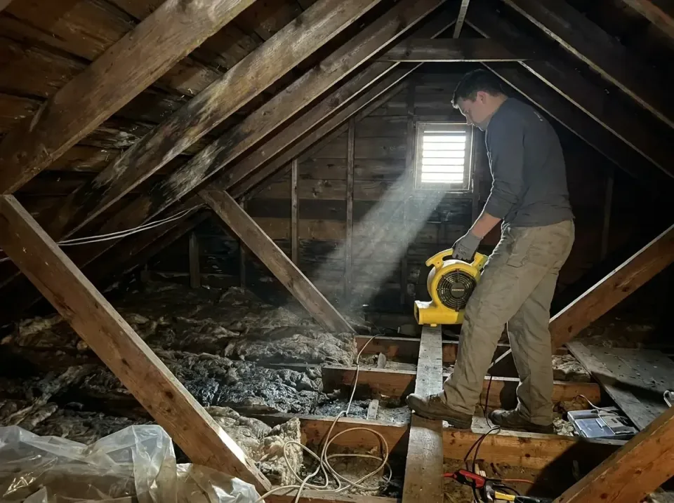 attic-water-damage-drying-proc-007 — frequently asked questions, Emergency Water Extraction & 24/7 Flood Response in Gordon…